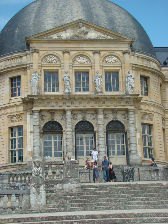 Façade du château de Vaux-le-Vicomte